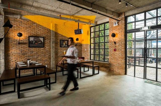 商业空间:越南西贡主题餐厅工业风格设计